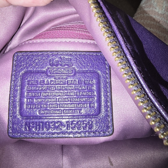 Coach Madison Hobo Bag - Purple - Picture 4 of 8